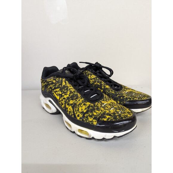 Nike Air Max Plus TN Womens Shoes Yellow Snakeskin CT1555 001 Running Size 10 - Picture 6 of 10
